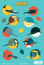 Load image into Gallery viewer, BORBs "SongBorbs” Vinyl Sticker Sheet