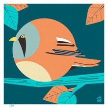 Load image into Gallery viewer, Reedling 4x4 Limited Edition Print