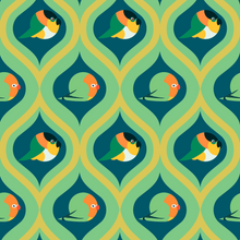 Load image into Gallery viewer, BORBS 24"x36" Wrapping Paper - Lovebirds & Caiques