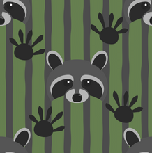 Load image into Gallery viewer, Cute Raccoon Wild 24"x36" Wrapping Paper