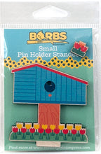 Load image into Gallery viewer, BORBs Wooden Pin Holder Small Standee - Birdhouse