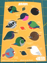 Load image into Gallery viewer, BORBs "A Borb in the Hand” Vinyl Sticker Sheet
