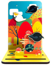 Load image into Gallery viewer, BORBs Wooden Pin Holder Large Standee - Autumn Valley