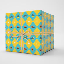 Load image into Gallery viewer, BORBS 24"x36" Wrapping Paper - Tanagers and Great Tits