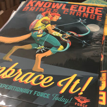 Load image into Gallery viewer, Science Expeditionary Force Embrace Change 12x18 Limited Edition Giclee