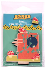 Load image into Gallery viewer, BORBs Wooden Pin Holder Small Standee - Stump