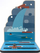 Load image into Gallery viewer, BORBs Wooden Pin Holder Medium Standee - Waterfall