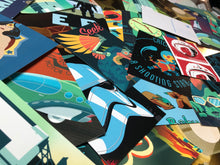 Load image into Gallery viewer, Handmade Postcards 5-set