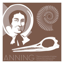 Load image into Gallery viewer, Mary Anning - Eureka Giclee 6x6 Print
