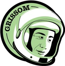 Load image into Gallery viewer, Astronaut Gus Grissom Wood Magnet
