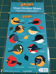 BORBs "SongBorbs” Vinyl Sticker Sheet
