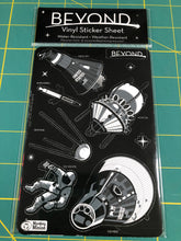 Load image into Gallery viewer, BEYOND Space Race Vinyl Sticker Sheet