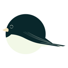 Load image into Gallery viewer, BORBS Dark Eyed Junco Wooden Pin
