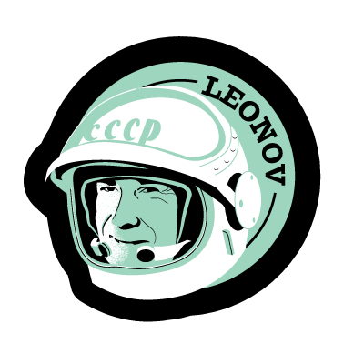 Astronaut of the Month Alexei Leonov Wooden Pin
