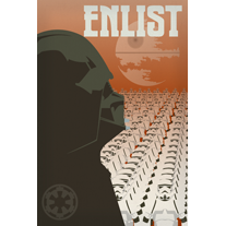 Load image into Gallery viewer, Enlist in the Empire 12x18 Print