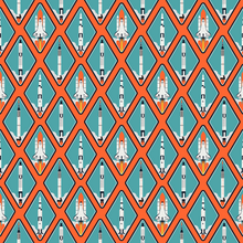 Load image into Gallery viewer, Go For Launch Space Rocket 24&quot;x36&quot; Wrapping Paper
