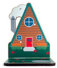 Load image into Gallery viewer, BORBs Wooden Pin Holder Medium Standee - A Frame Cabin
