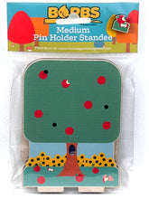 Load image into Gallery viewer, BORBs Wooden Pin Holder Medium Standee - Apple Tree
