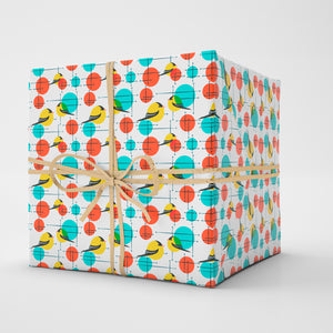 BORB 24"x36" Wrapping Paper - MCM Goldfinch