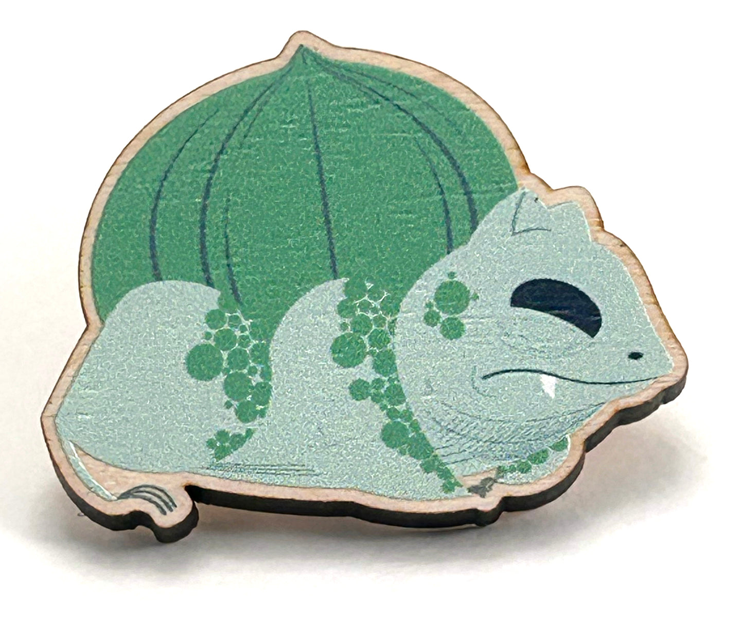 Kanto National Forest Wooden Pin Bulbasaur