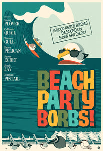 Beach Blanket Borbs 13x19 Giclee Print