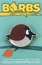 Load image into Gallery viewer, Canada Goose Wood Borbs Pin
