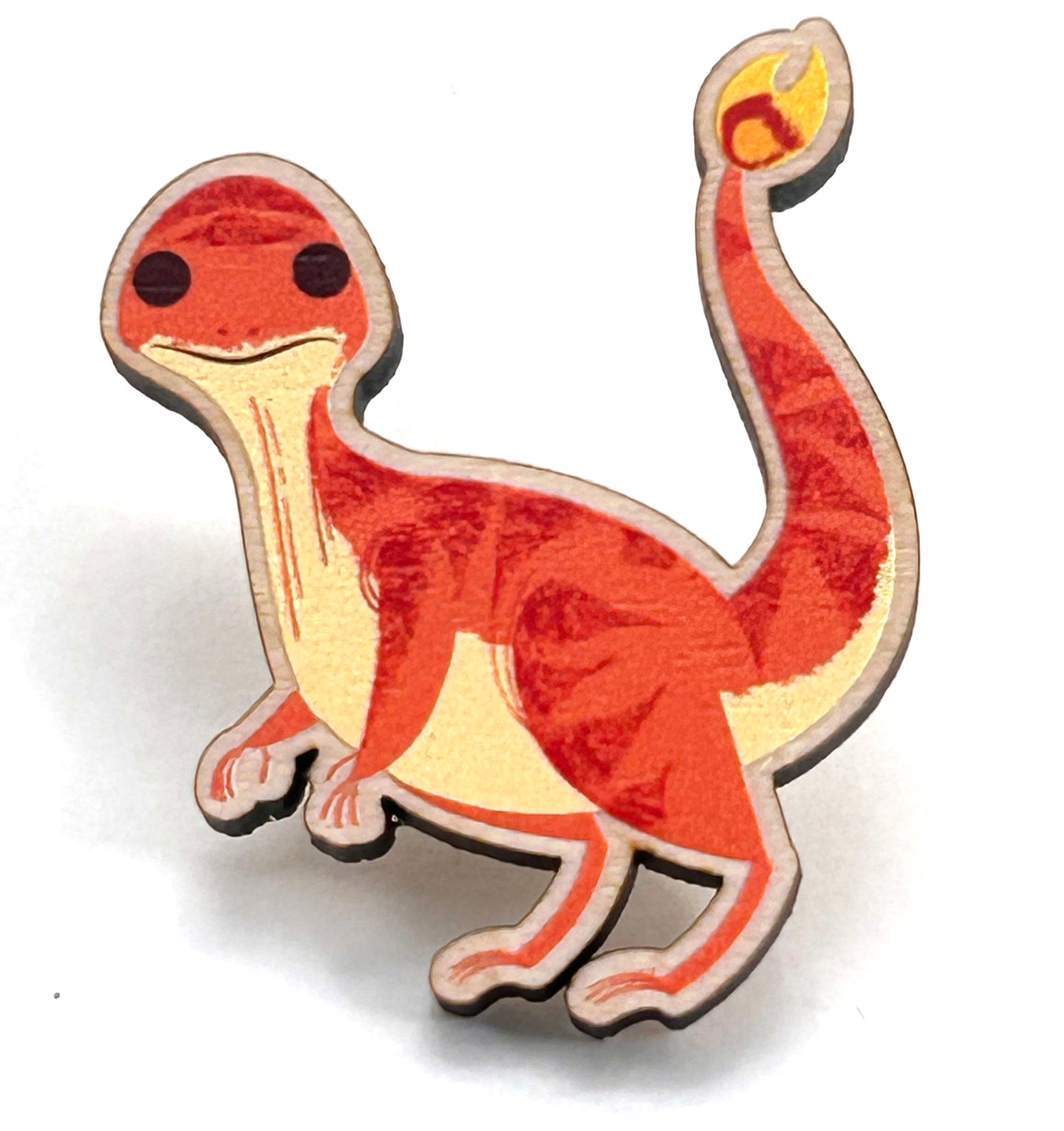 Kanto National Forest Wooden Pin Charmander