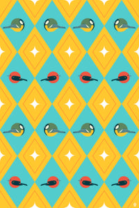 BORBs MCM 12x18 Limited Edition Art Print - Diamonds