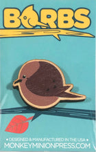 Load image into Gallery viewer, BORBS Mourning Dove Wooden Pin
