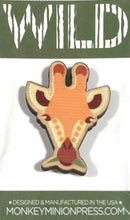 Load image into Gallery viewer, Giraffe WILD Wooden Pin
