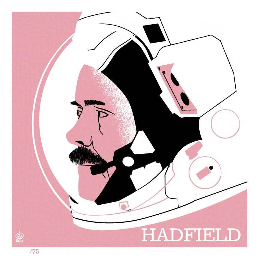 Astronaut Chris Hadfield 4x4 Limited Edition Art Print – Monkey Minion