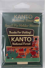 Load image into Gallery viewer, Kanto National Forest Wooden Pin Holder Small Standee
