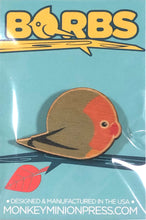 Load image into Gallery viewer, BORBS Lovebird Wooden Pin
