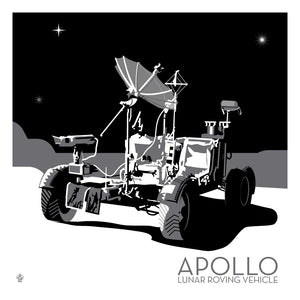 Apollo Lunar Rover - 10x10 Giclee Print