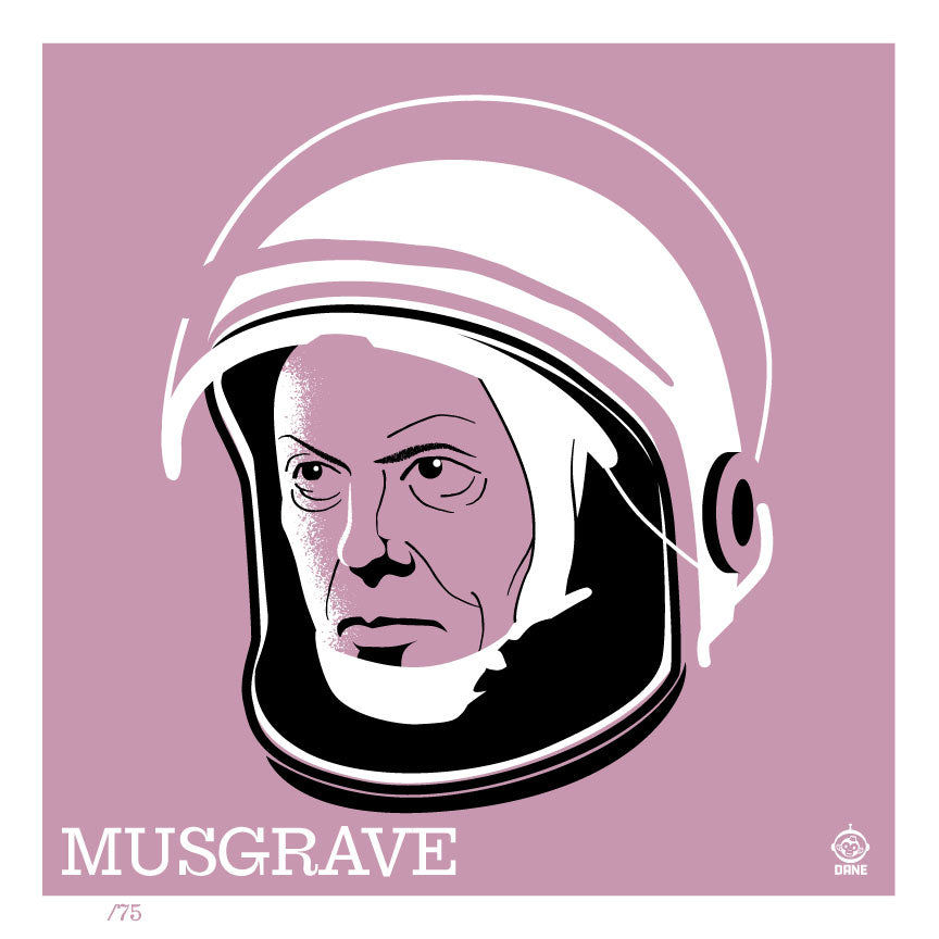 Astronaut Storey Musgrave 4x4 Limited Edition Art Print