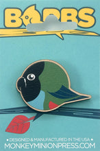 Load image into Gallery viewer, Nanday Conure Wood Borbs Pin
