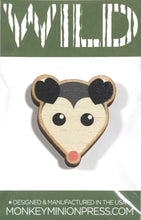 Load image into Gallery viewer, Possum WILD Wooden Pin
