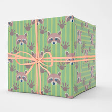 Load image into Gallery viewer, Cute Raccoon Wild 24&quot;x36&quot; Wrapping Paper
