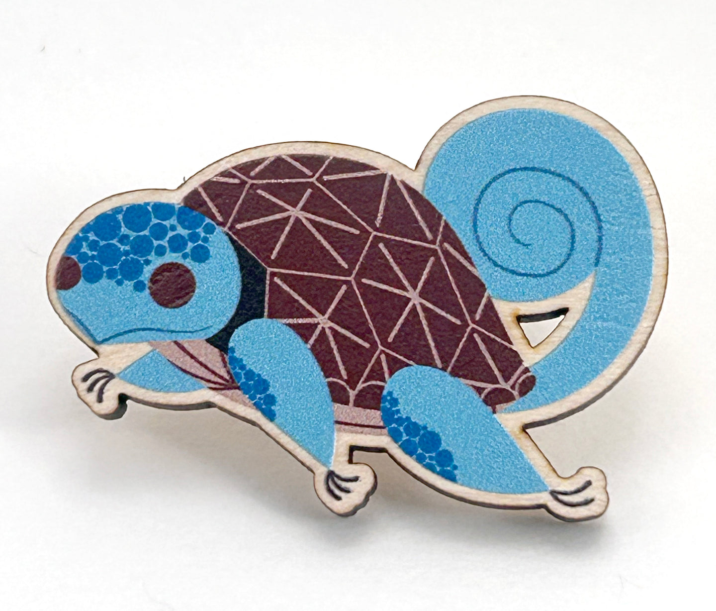 Kanto National Forest Wooden Pin Squirtle