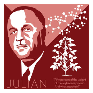 Percy Julian - Eureka Giclee 6x6 Print