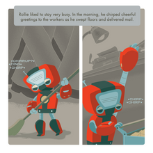 Load image into Gallery viewer, Rollie the Robot All Ages Picture Book
