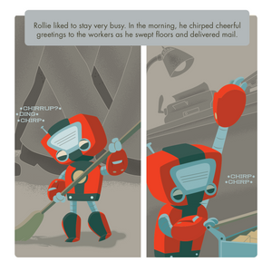 Rollie the Robot All Ages Picture Book