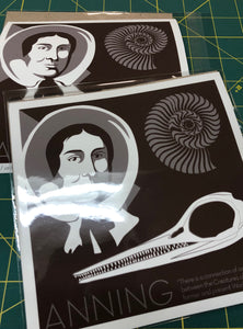 Mary Anning - Eureka Giclee 6x6 Print