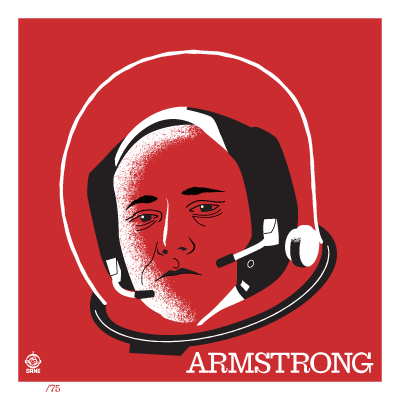 Astronaut Neil Armstrong - 4x4 Limited Edition Print