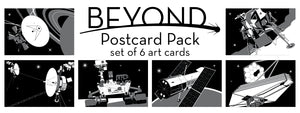 Beyond Space Art Set of 6 4x6 Postcards