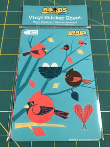 BORBs "Cardinal Directions" Vinyl Sticker Sheet