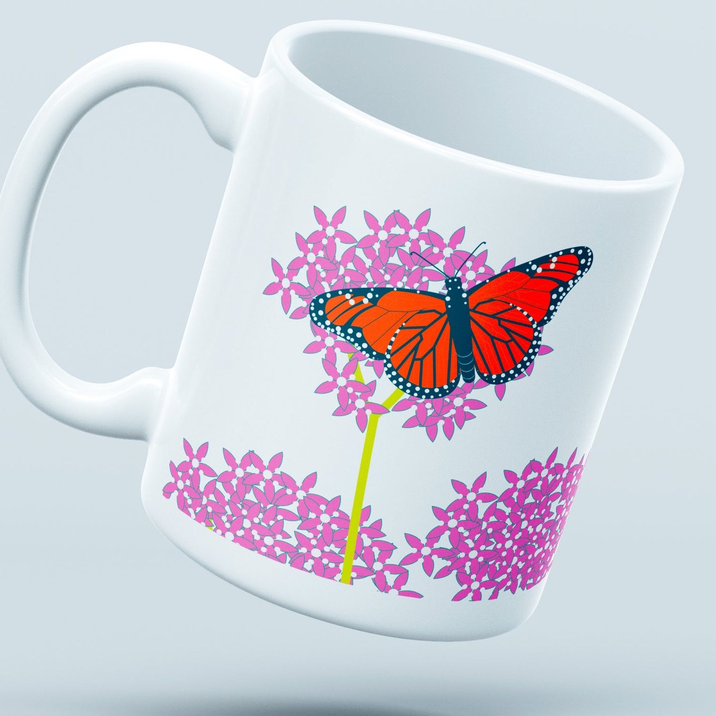 WILD Monarch Butterfly Coffee or Tea Mug