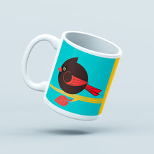 Load image into Gallery viewer, Borbs Cardinal Coffee or Tea Mug
