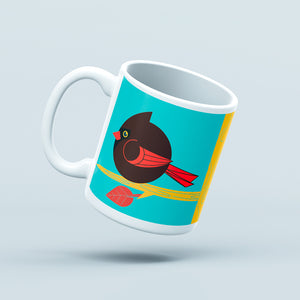 Borbs Cardinal Coffee or Tea Mug