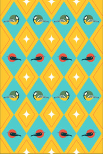 Mid-Century BORBs Postcards Set of 6 5x7 Cards
